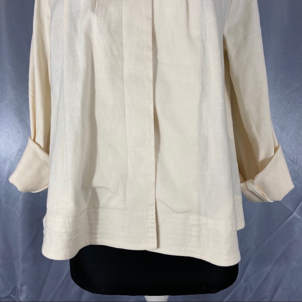 Theory women’s button down pleated jacket - Picture 5 of 9